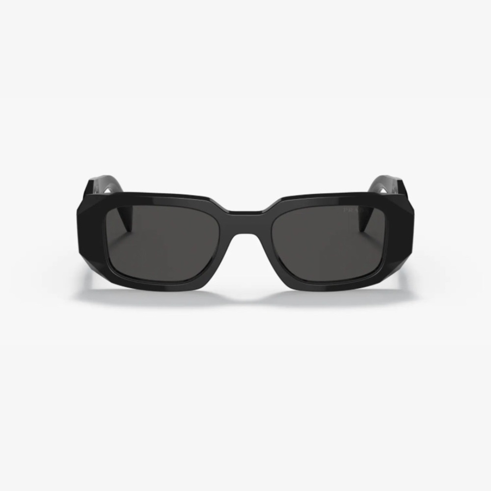 Black Prada Rectangular Glasses